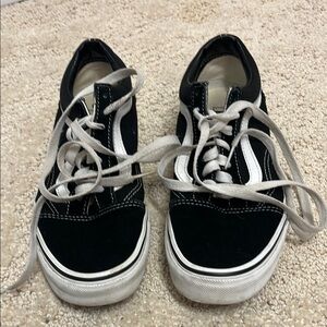 Vans Black and White Sneakers